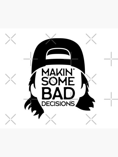 Makin' Some Bad Decisions - Country Wallen Mullet Tapestry Official Morgan Wallen Merch