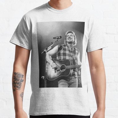 Cool Style Man Play Guitar T-Shirt Official Morgan Wallen Merch