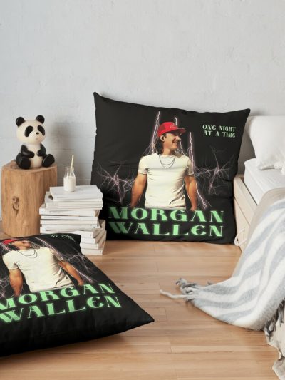 Morgan Wallen Throw Pillow Official Morgan Wallen Merch