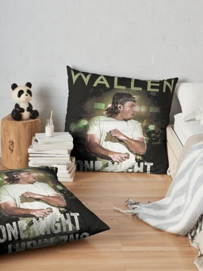 Morgan Wallen Poster Throw Pillow Official Morgan Wallen Merch