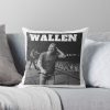Wallen Morgan Throw Pillow Official Morgan Wallen Merch