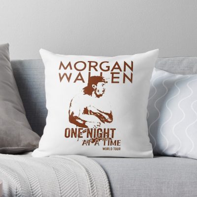 Morgan Wallen Tour 2023 Throw Pillow Official Morgan Wallen Merch