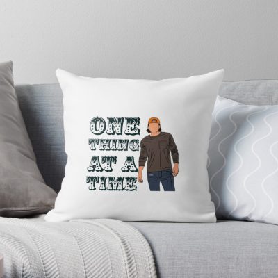 Morgan Wallen “One Thing At A Time” Throw Pillow Official Morgan Wallen Merch