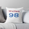 98 Braves Morgan Wallen Throw Pillow Official Morgan Wallen Merch