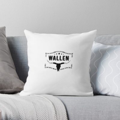 Morgan Wallen Cowboy Classic Throw Pillow Official Morgan Wallen Merch