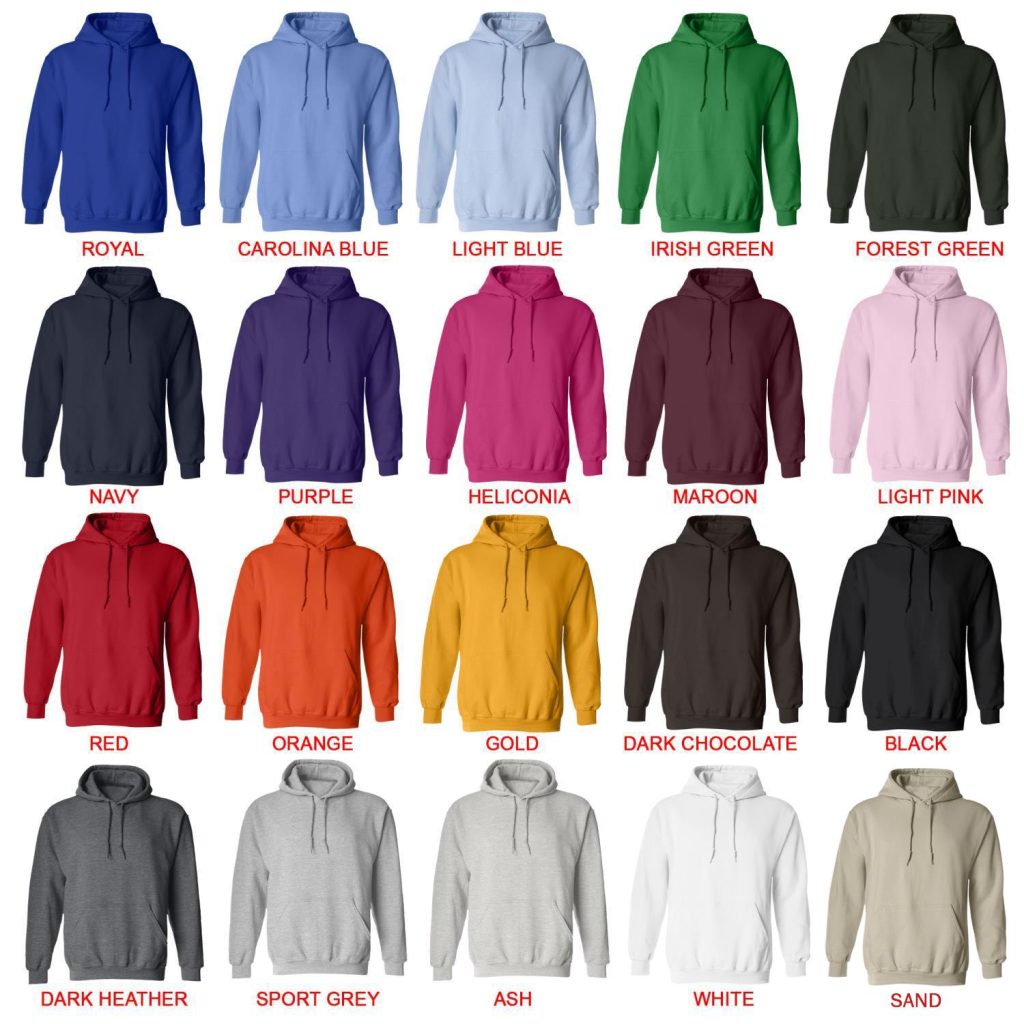 hoodie color chart - Morgan Wallen Store