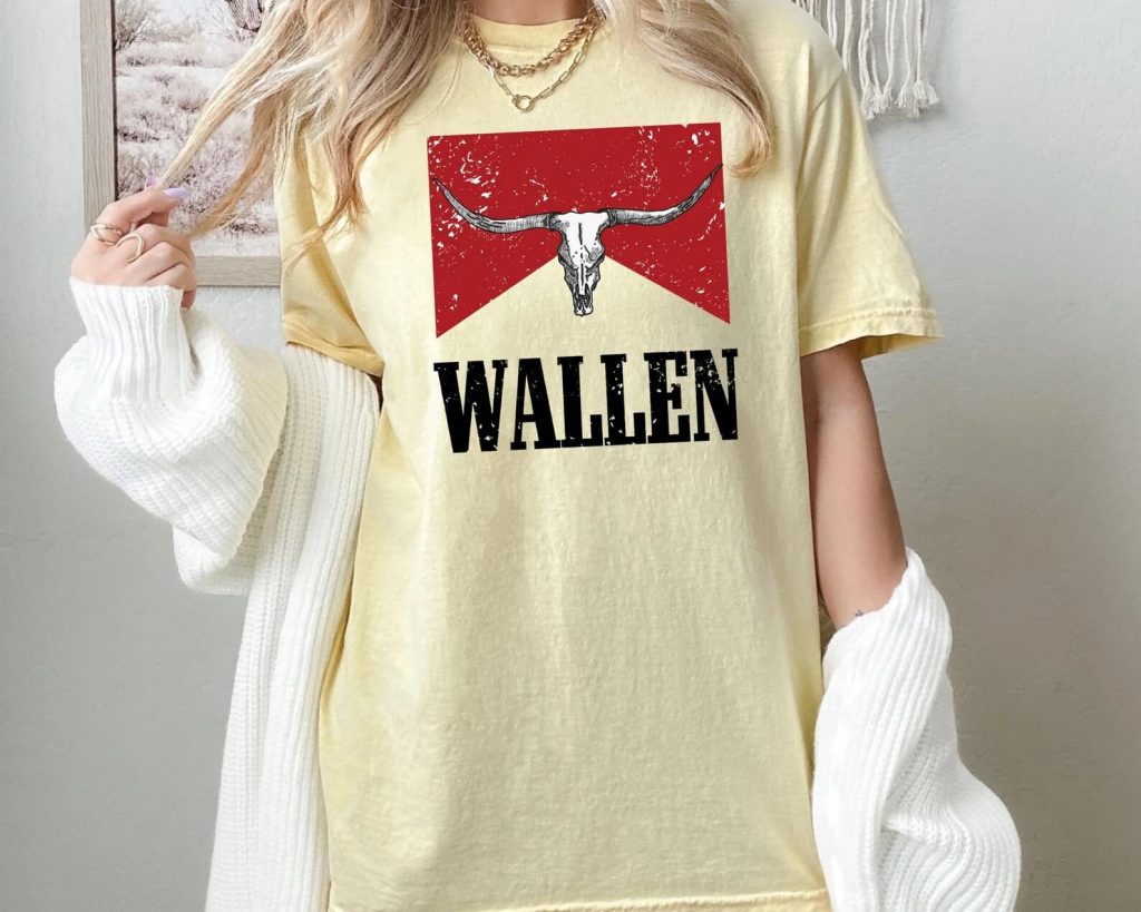 cow skull wallen t shirt 3 - Morgan Wallen Store