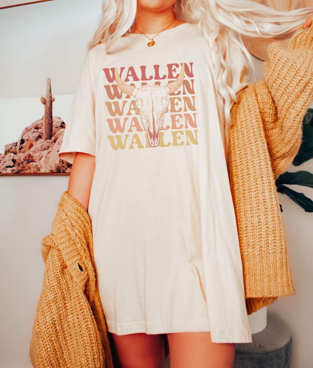 cowboy wallen t shirt 2 - Morgan Wallen Store