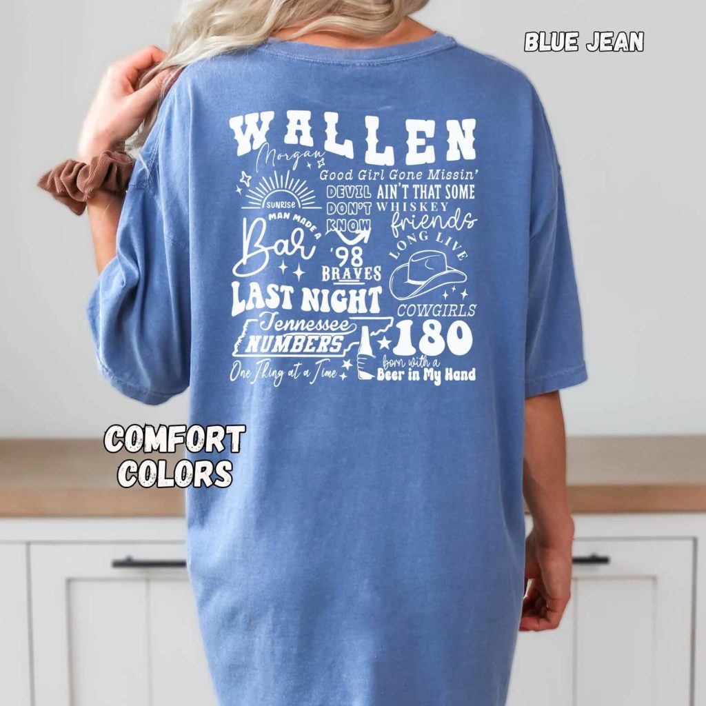 one thing at a time wallen t shirt 3 - Morgan Wallen Store